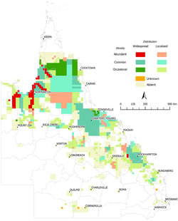 Distribution of fox (Vulpes vulpes), 2013-2014