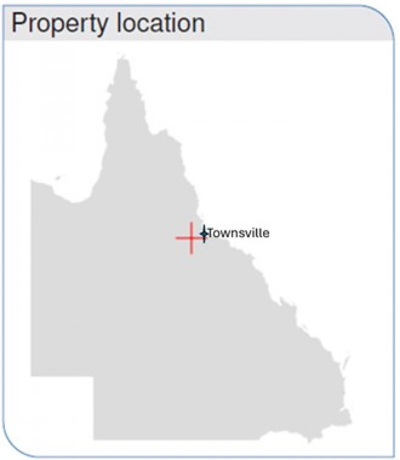 Map of the Spyglass Beef Research Facility location.