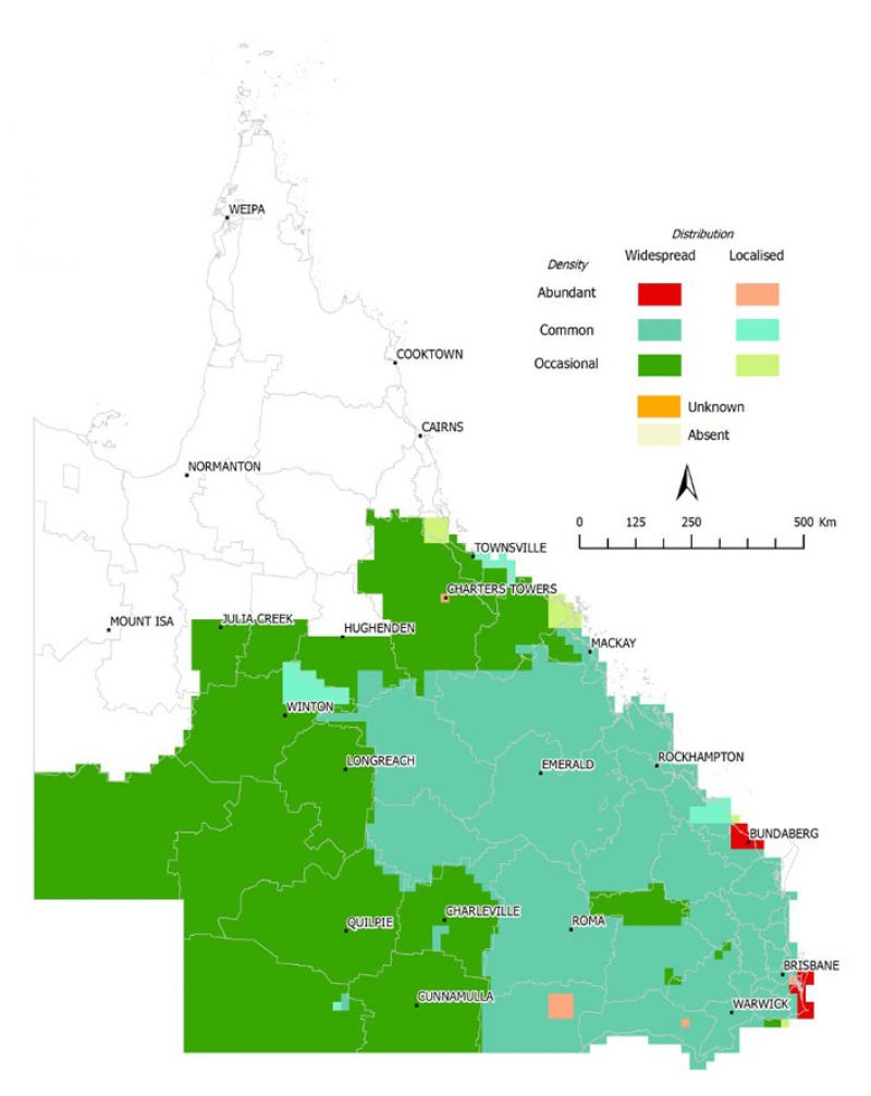 Figure 1 — Distribution of fox (Vulpes vulpes), 2013–2014