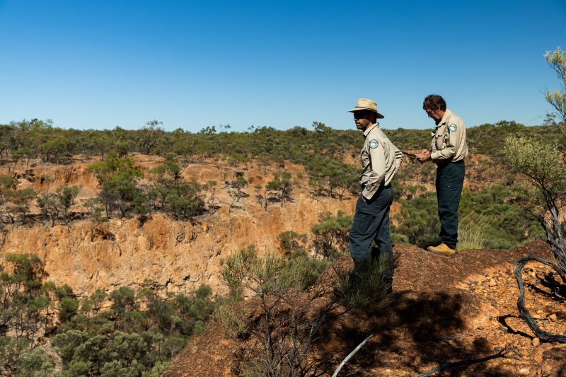 QPWS&P staff inspecting the Vergemont Station property.